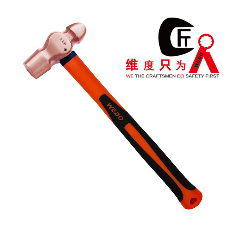 紫銅塑柄奶頭錘