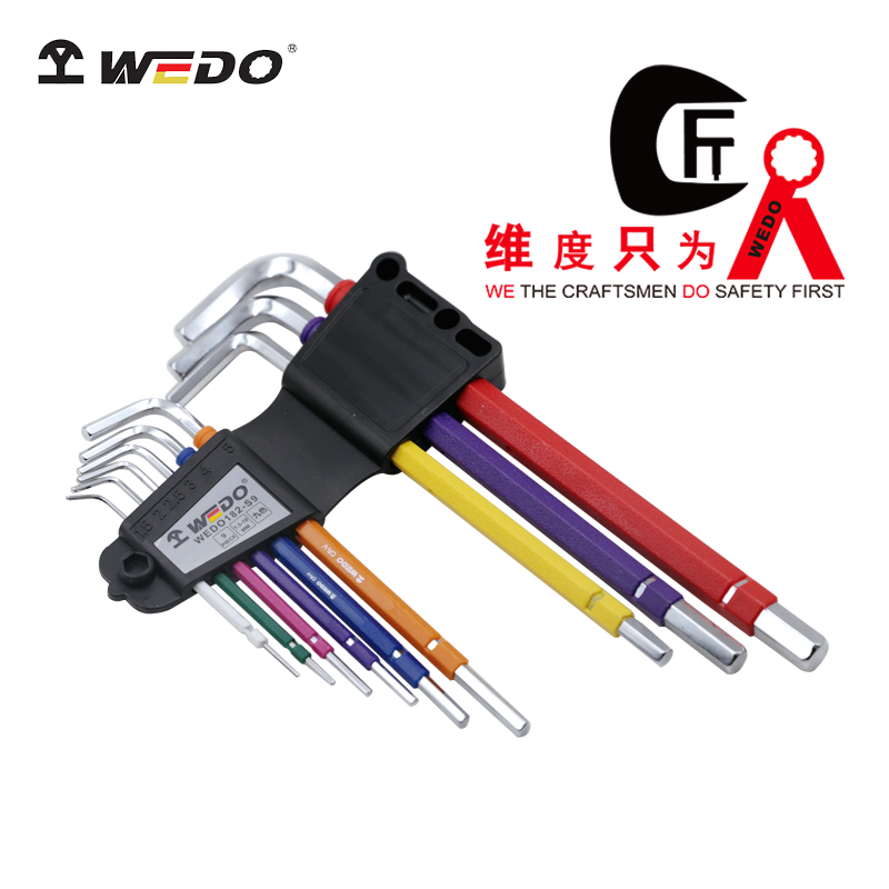 9pcs注塑柄鏡面特長(zhǎng)內(nèi)六角平頭